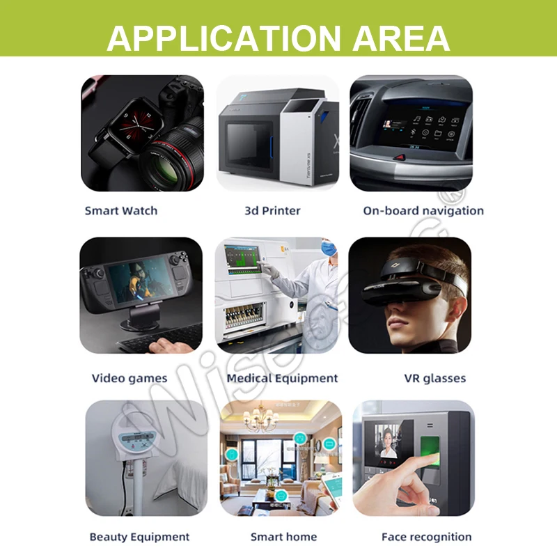 Wisecoco Uart 1.77 Inch Wide Viewing Angle ST7735S Drive IC 128*160 Hmi Serial Solution Display Tft Lcd Module