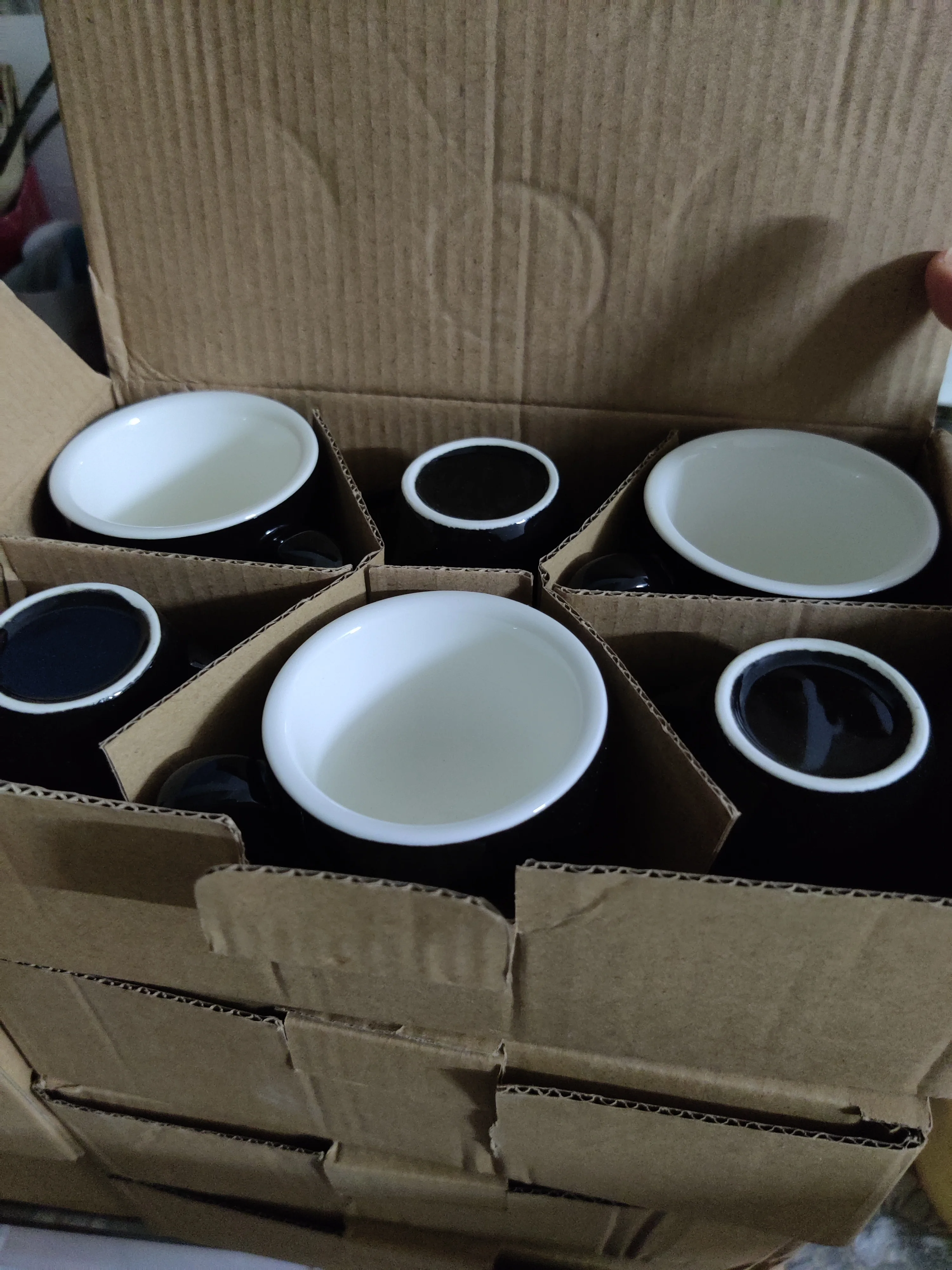 Assorted Colors 200ml/7oz Espresso Cappuccino Latte coffee cup and saucer sets