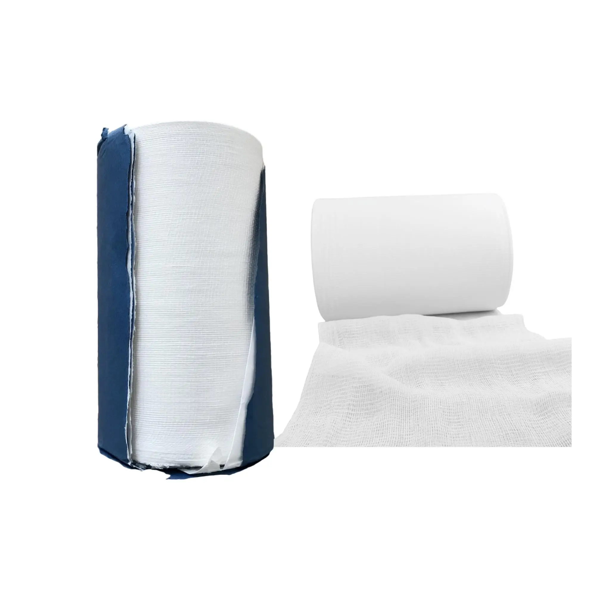 100% cotton medical absorbent gauze roll hydrophilic gauze with x-ray detectable and 1.5kg gauze roll