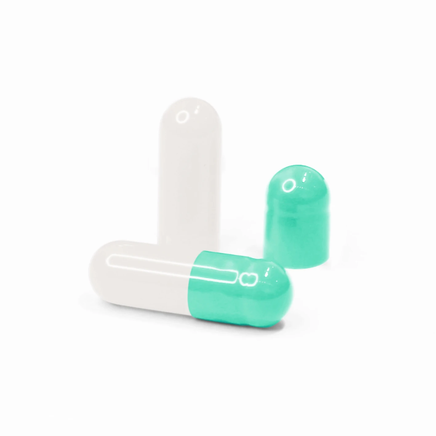 size 00 pealrl blue empty capsule color empty gelatin capsule