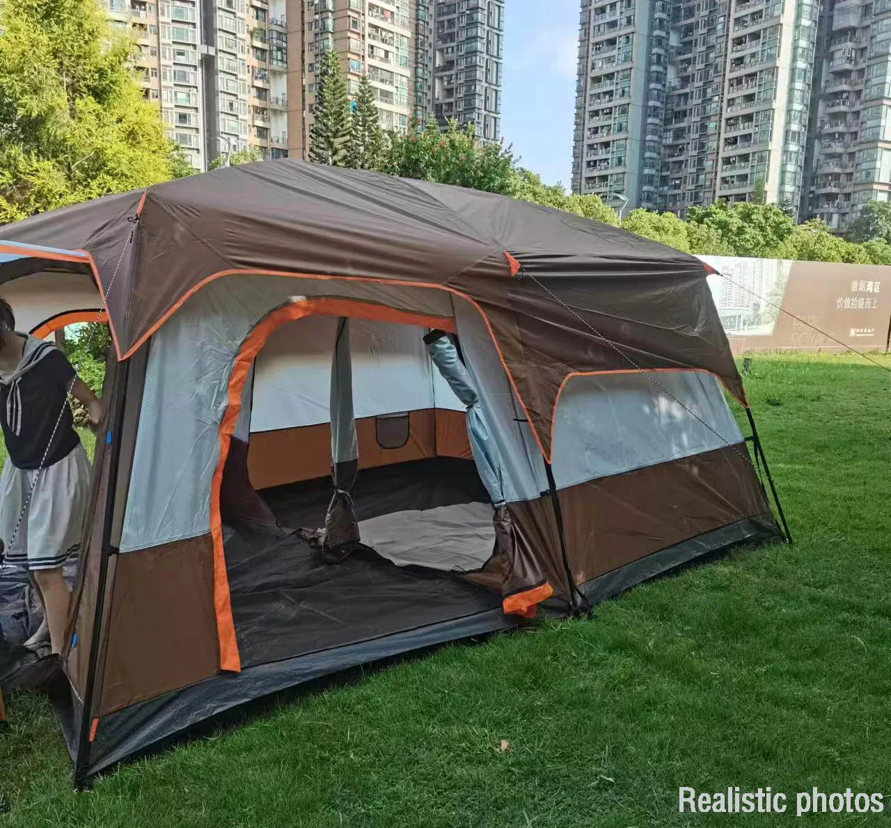 2 Rooms Family Large Tent Suppliers HOT China Travel Fishing Outdoor Oxford Other Waterproof Wholes Buy Camp Double Mesh 10-12