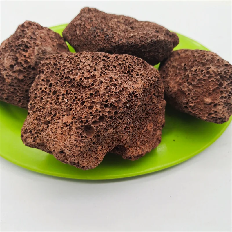 Natural Red Large Lava Rocks Wholesale Lava Pumice Stones/Volcanic Rocks Black Volcano Lava Stone
