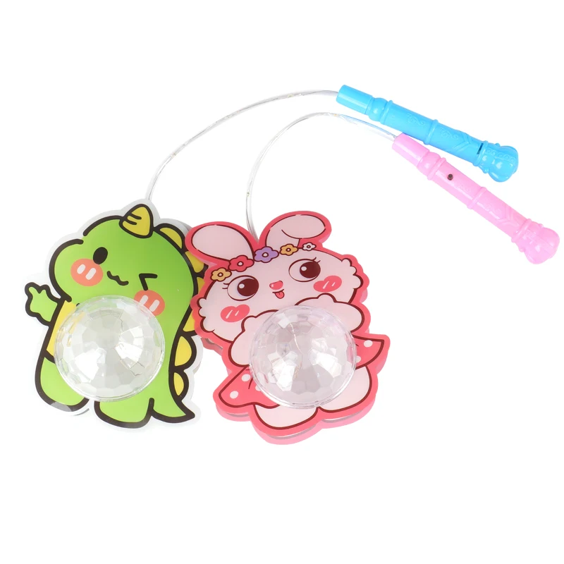 New Design Light Up Toys handheld cartoon design colorful LED Glowing Luminous portable wave ball portable lantern