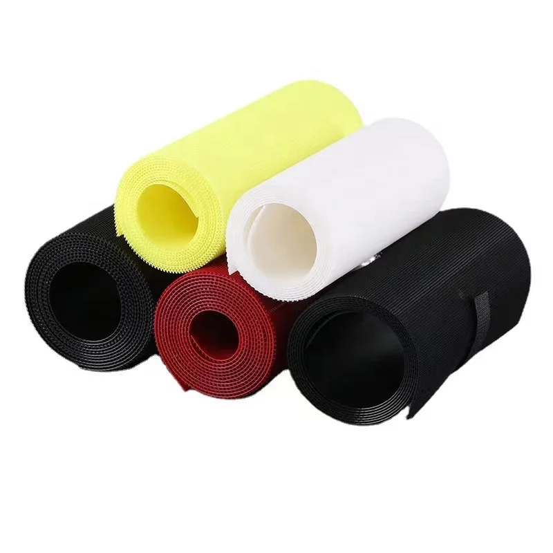 Smooth and Soft Wellco 100% Nylon Low Elasticity Hook and Loop Tape Injection Hook Soft Loop 10-150mm Hook Loop Tape