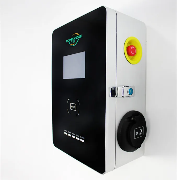  43 кВт Wallbox для домашнего использования 32A EV Зарядные станции с разъемом типа 1 и OCPP 1.6J