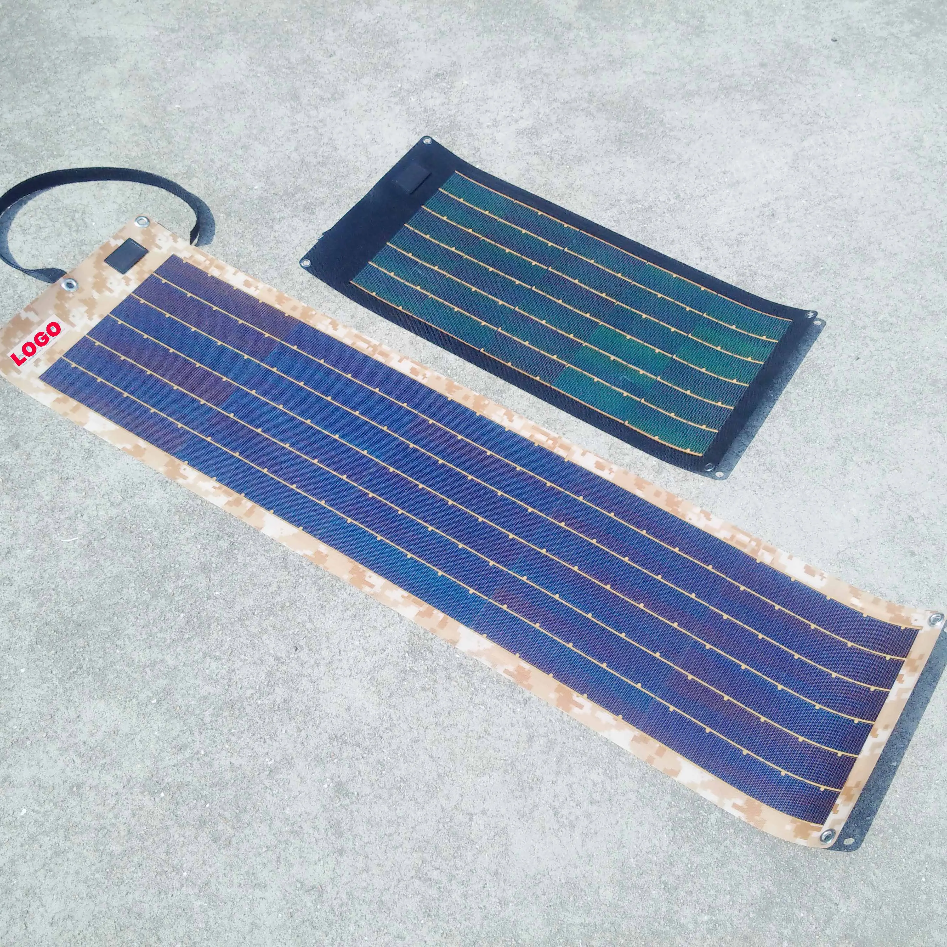 Customized Rollable Thin Film Bendable Solar Panel Charge For CIGS Solar Backpack Battery