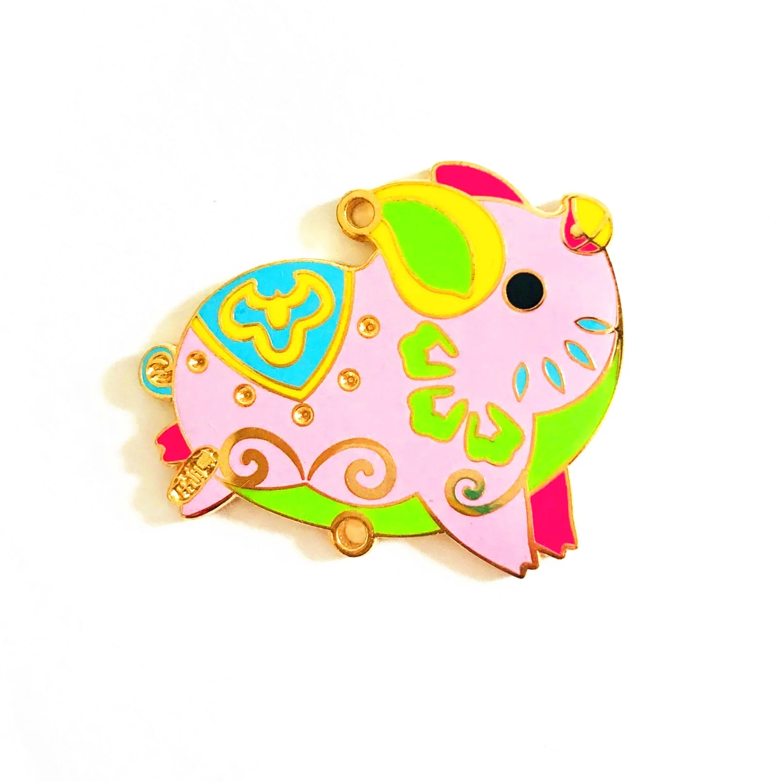 Chinese zodiac pins enamel animal custom made your logo pin gold metal crafts new year gifts for family souvenir promotional