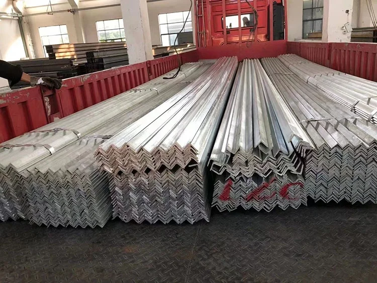 Factory Equal Unequal Galvanized Steel Angle 201 304 316L Galvanized Steel Angle Bar Price