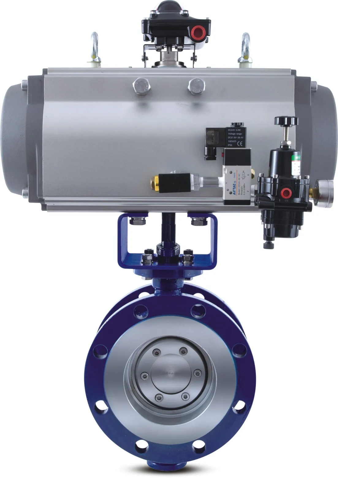 Water Treatment Pneumatic Wafer Soft Seal Butterfly Valve China Factory