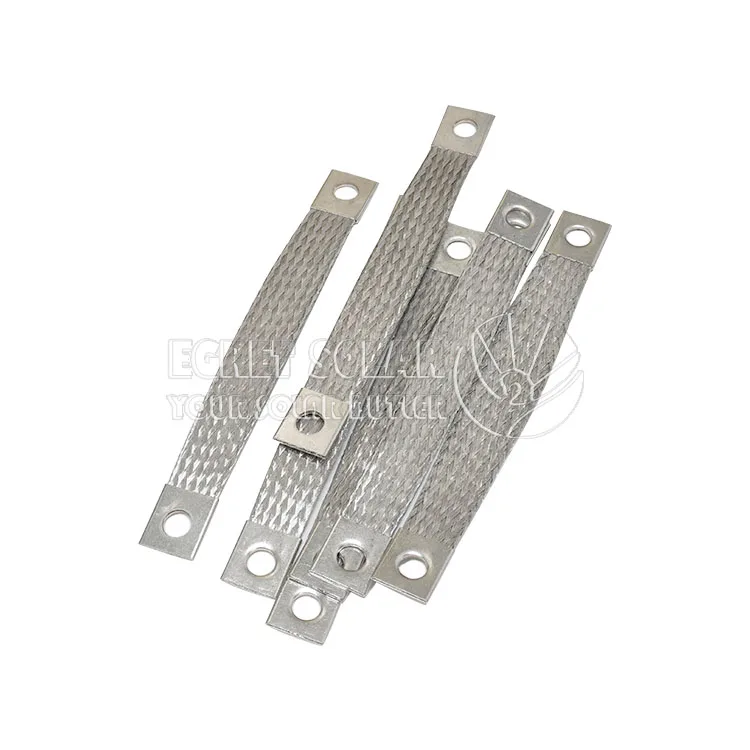 EG Solar Panel Copper And Steel Bonding Jumper Tinned Copper Static Jumper Wire Earth Bonding Strap