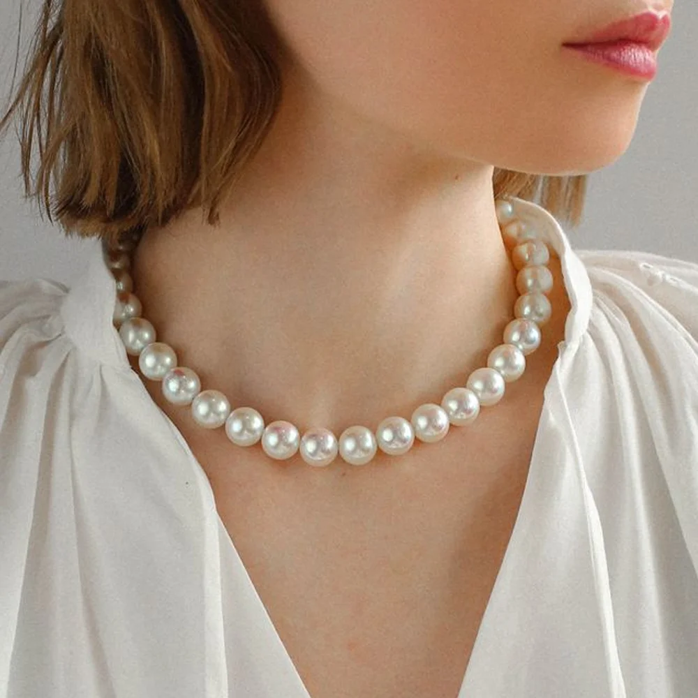 Fine Elegant Women Jewelry Couple Gift Pearl Necklaces
