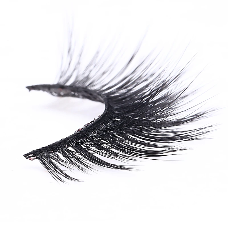Fake Eyelashes Manufacturers Natural 3D Faux Mink Lsahes Synthetic False Eyelashes