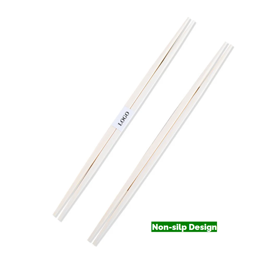 VVG Disposable Bamboo Chopsticks Double Pointed Sleeved and Separated Chop Sticks for Sushi Restaurant