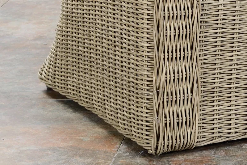 BHR Villa Courtyard Furniture Weaving Rattan Round Garden Furniture Set Rattan Sofa