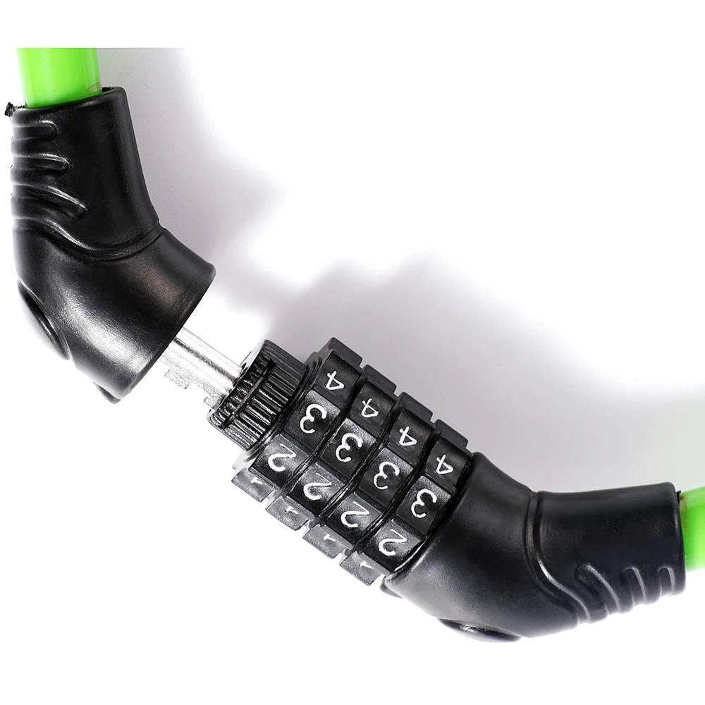 Wholesale 4 digital cable bike lock bicycle combination lock bike