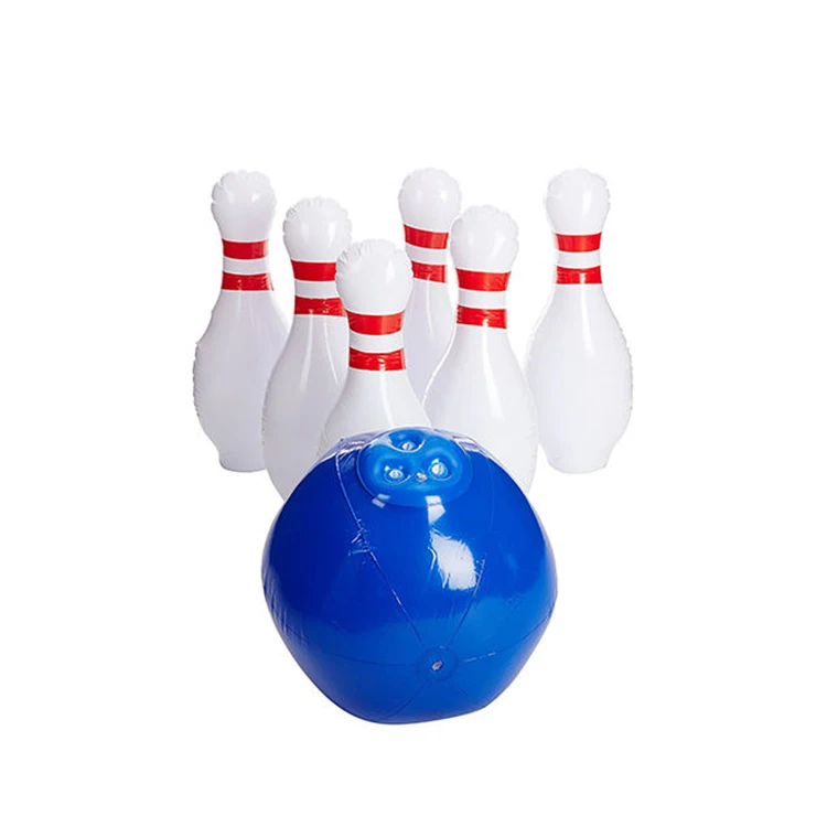 Wholesale Inflatable Bowling Game Set Indoor Outdoor Games for Kids Lawn Bowling Games Bowling Ball Toys