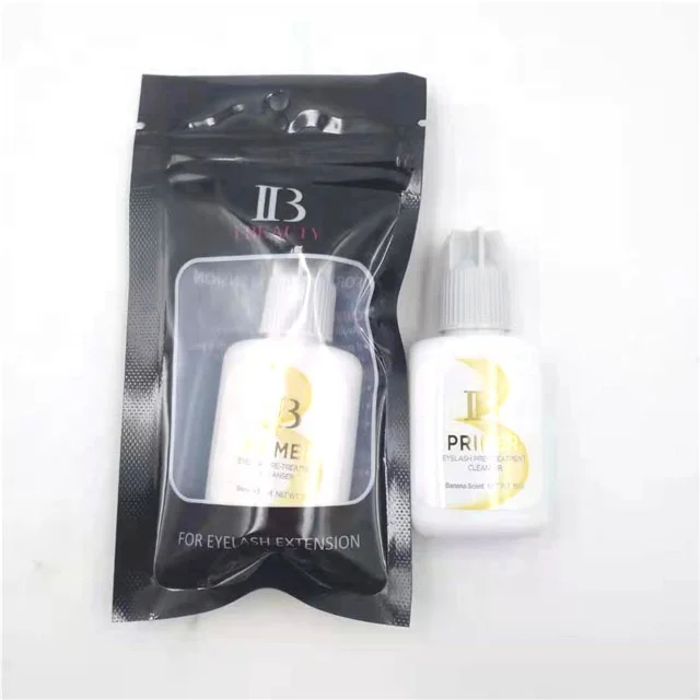 Transparent lash primer custom private label high quality banana lash extension primer