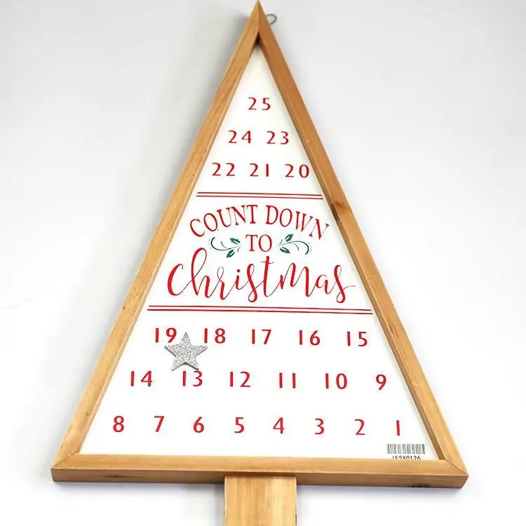 
Custom Logo Personalized Tree Decorations Advent Countdown Christmas Calendar 