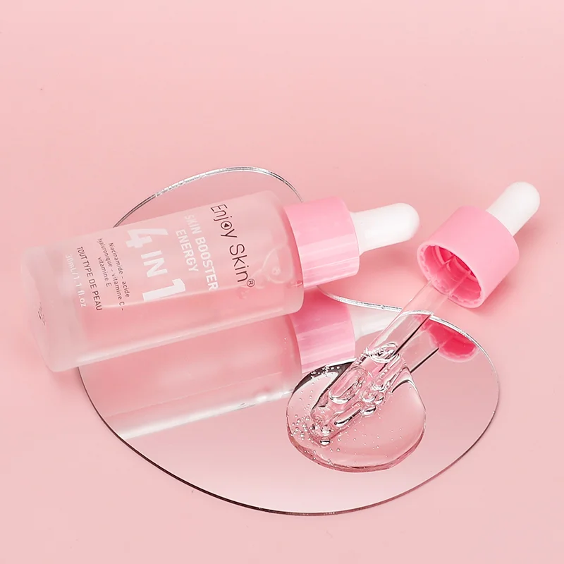 Сыворотка для лица 4 в 1 подходящая всех типов кожи содержит Ниацинамид и витамин С органические