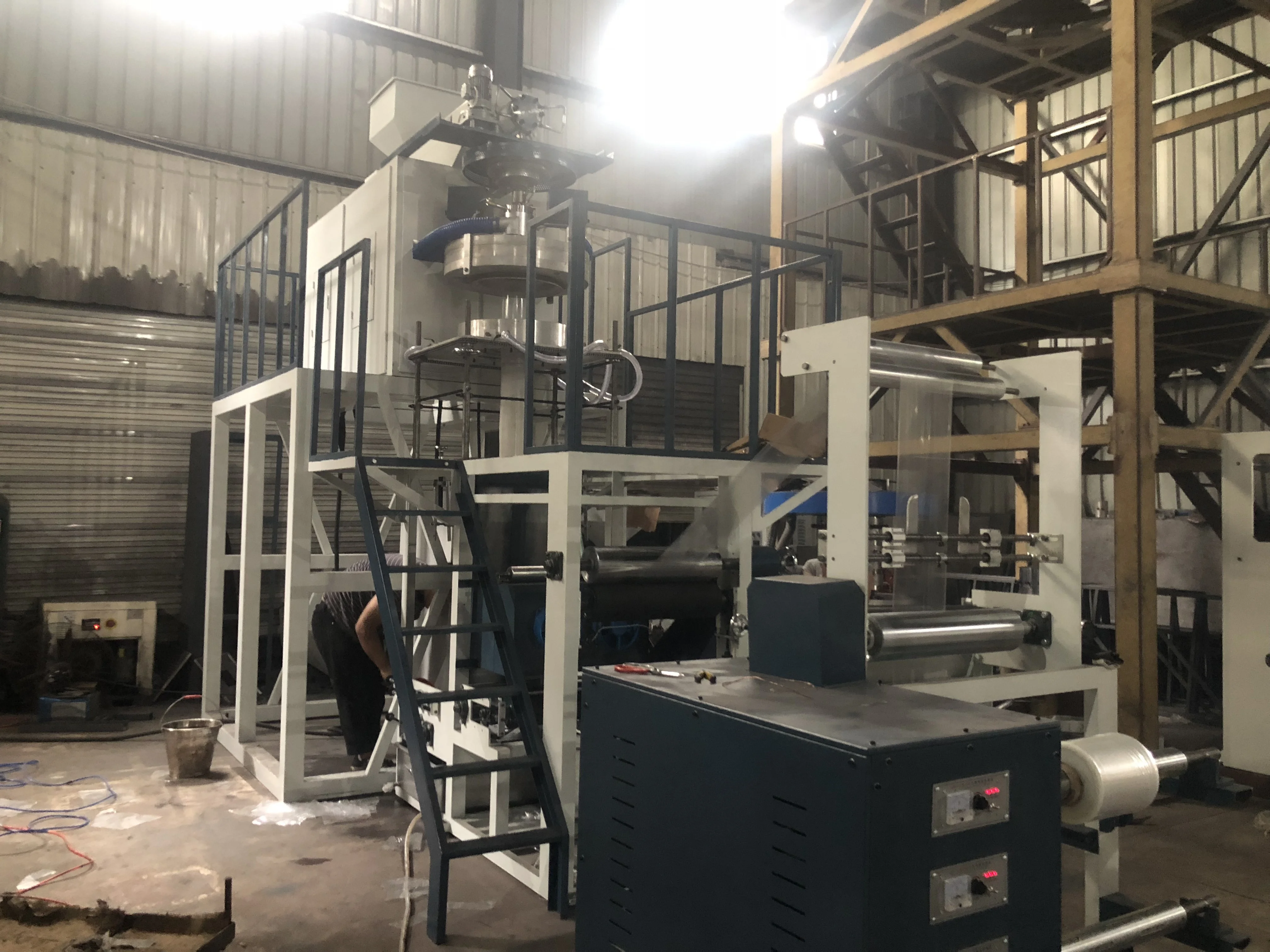 500 мм полипропиленовая пленка pp машины выдувной Плены машина полипропиленовые пленки дуя машина