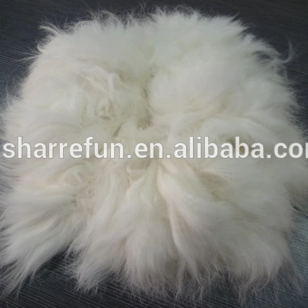 
 Оптовая продажа, Sharrefun, 100% промытый и кардный чистый Spiky Angora, белое волокно кролика, 25 микрофона/44-46 мм  