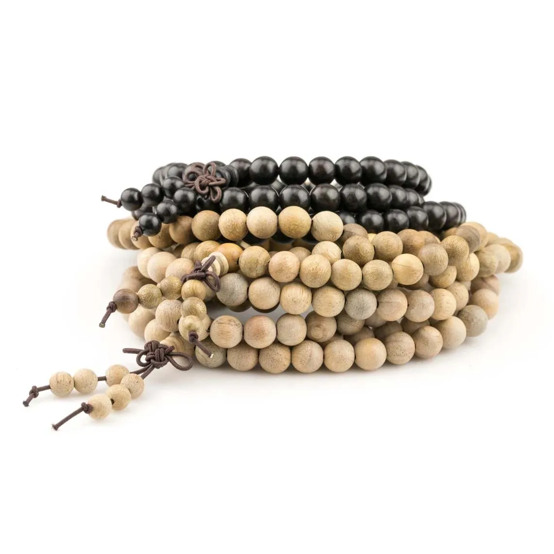 Tibetan Buddhist Genuine Sandal Wood Rosary 108 Mala Beads  Natural Rosewood Yoga Meditation Healing Bracelet necklace Man