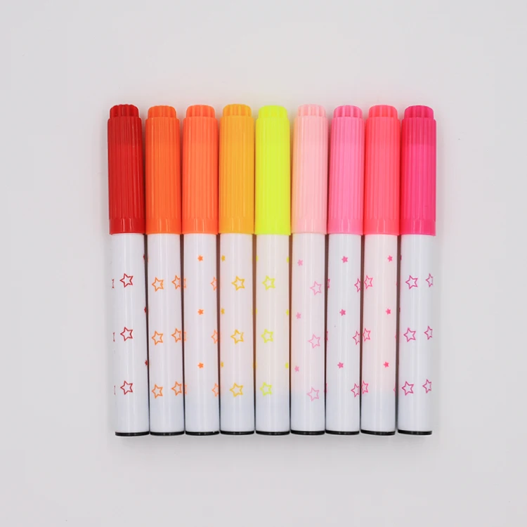 Manufacture factory promotion gift children blow pen art set for kids