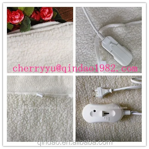 Low Radiation Warmer Heated Electric Under Blanket Bed Warmer Electric Blanket Heater Heating Blanket with 4 Heat Settings