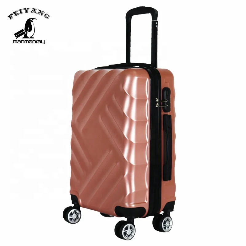
ABS custom cabin trolley hard shell suitcases carry-on travelling bags luggage sets 
