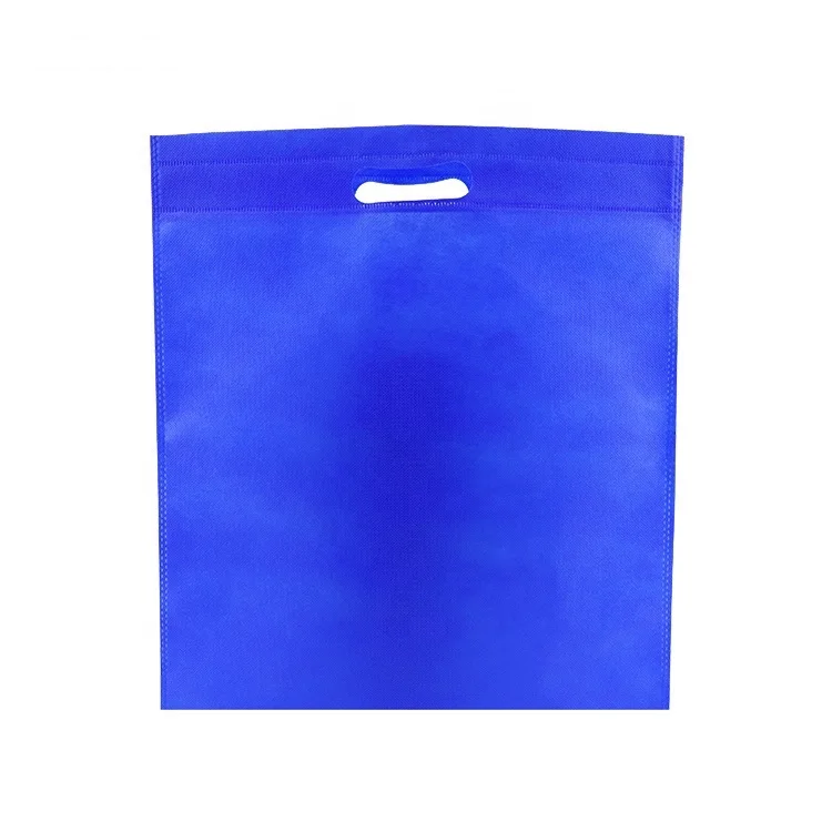 Hot selling biodegradable non woven reusable d cut storage shopping bag