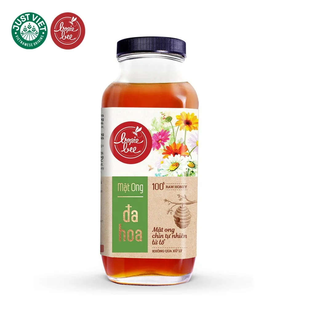 
Wholesale Factory Price 300g Royal Honey Glass Bottle - Vietnam Multi-flower Honey 