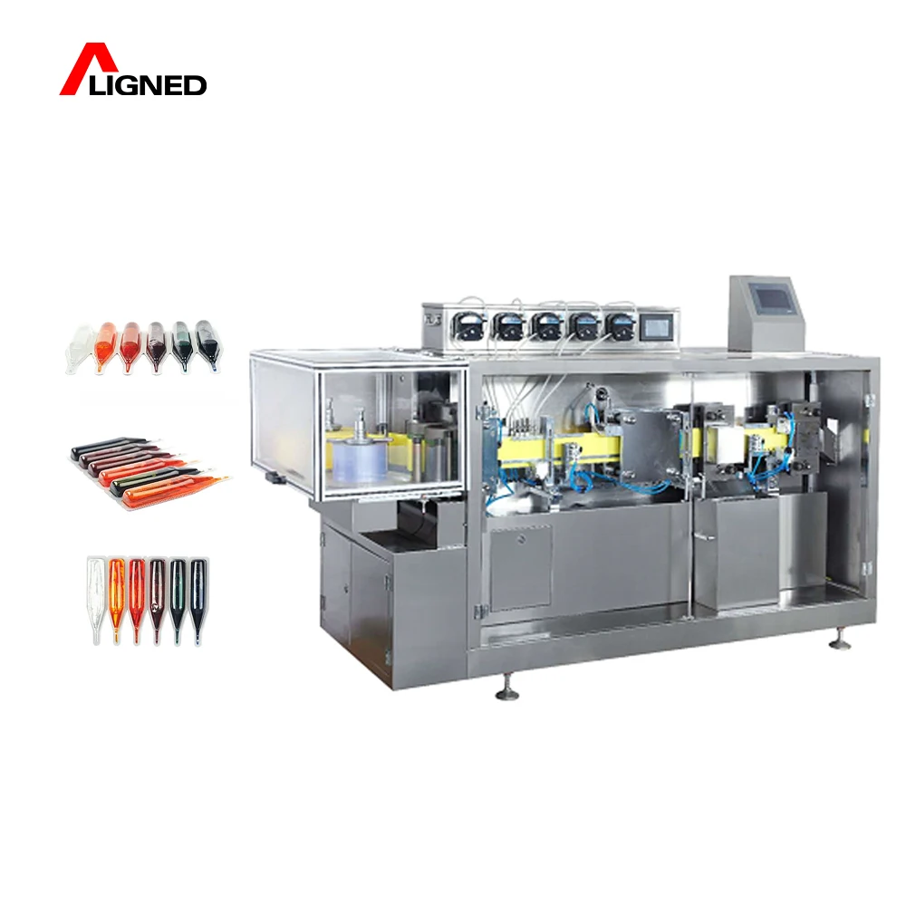 Automatic bfs pharmaceutical machine plastic Juice Beverage Olive Oil Ampoule Filling And Sealing Machine