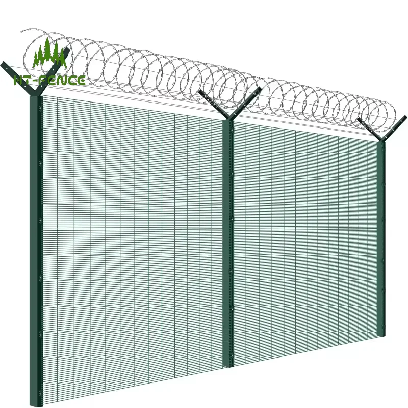HT-FENCE прямые продажи с фабрики индивидуальный Y-образный забор высоким уровнем безопасности высокое качество 358 Забор