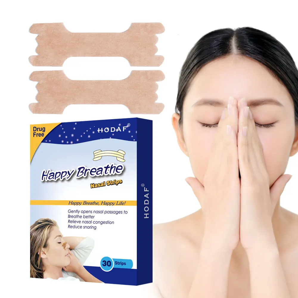 HODAF Breathe Right Nasal Strips To Stop Snoring Safe And Sample Use Factory Wholesale