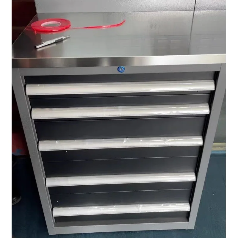 JZD factory heavy duty Steel modular garage storage L shaped workbench workplace workshop cabinet