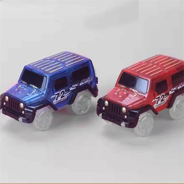 Accessories Rail Car Three Lights Led Flashing Car Luminous Rail Car Toy