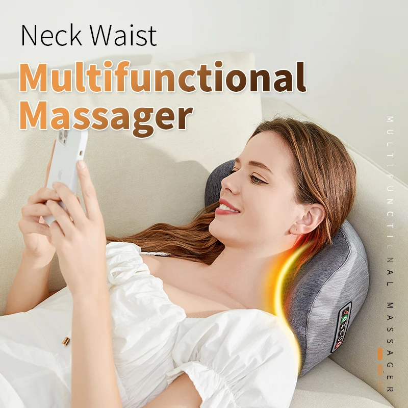 Удобная Многофункциональная электрическая Массажная подушка для всего тела с подогревом