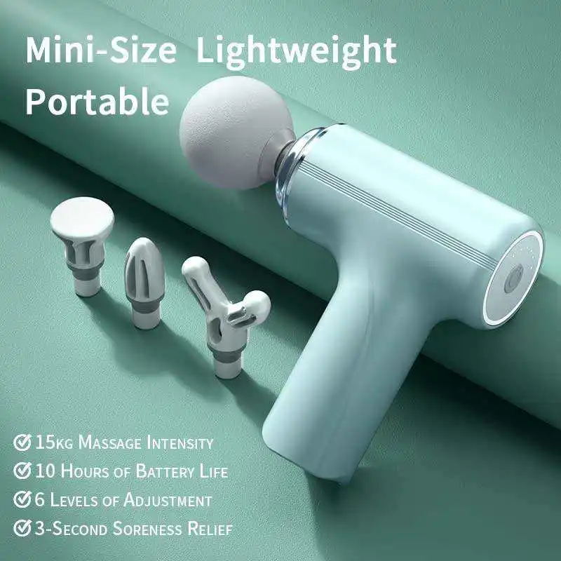 Compact and Complete Deep Tissue Handheld Therapy Gun for Precise Muscle Treatment Relaxation and On-the-Go Pain Relief