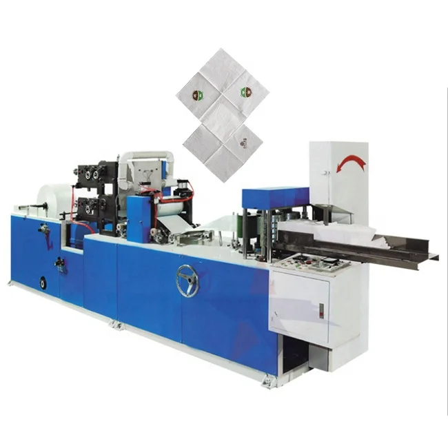 full automatic serviette paper napkin tissue folder machine production line plant