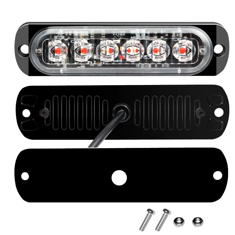Emergency Warning Strobe Lights Deck Grille Led Strobe Flashing Lights Car Truck 12v 24v Boat Side Maker Light