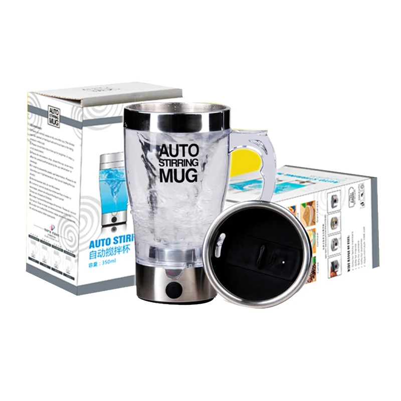 Wholesale New Design Clear Portable Water Bottle Coffee Mug Travel Mug Outdoor For Adults AUTO Mixer