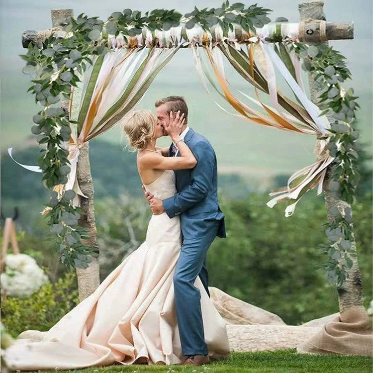 L-157 Best Selling Garland String Artificial Eucalyptus Greenery Faux Garlands For Wedding Decoration