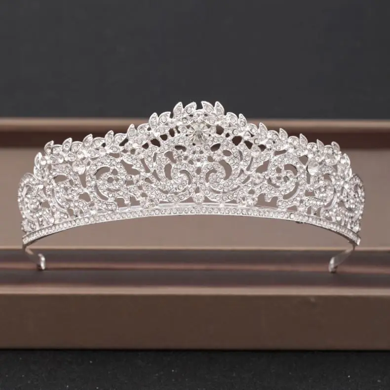 XYST New  Bridal Wedding Rhinestone Crowns Cheap Prices Crystal Metal Crowns For Beauty Queens