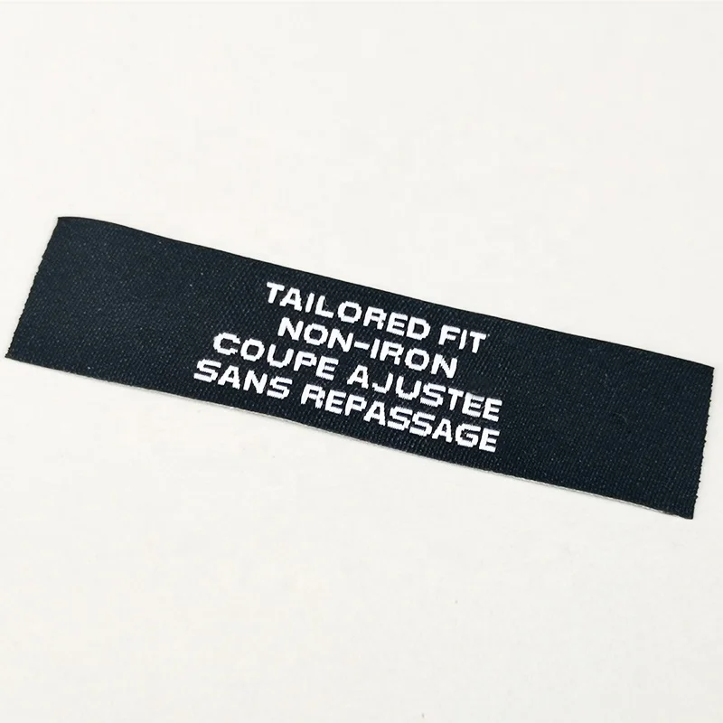 Factory Custom Design Garment Clothing Woven Label Tag/Woven Label/ Clothing Labels