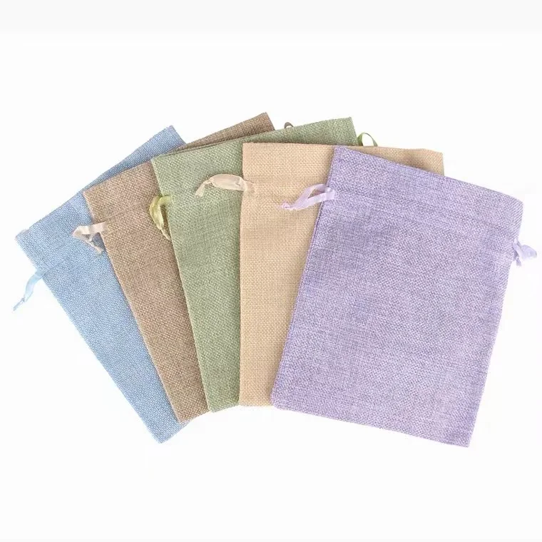 Imitation linen fabric polyester dust bag