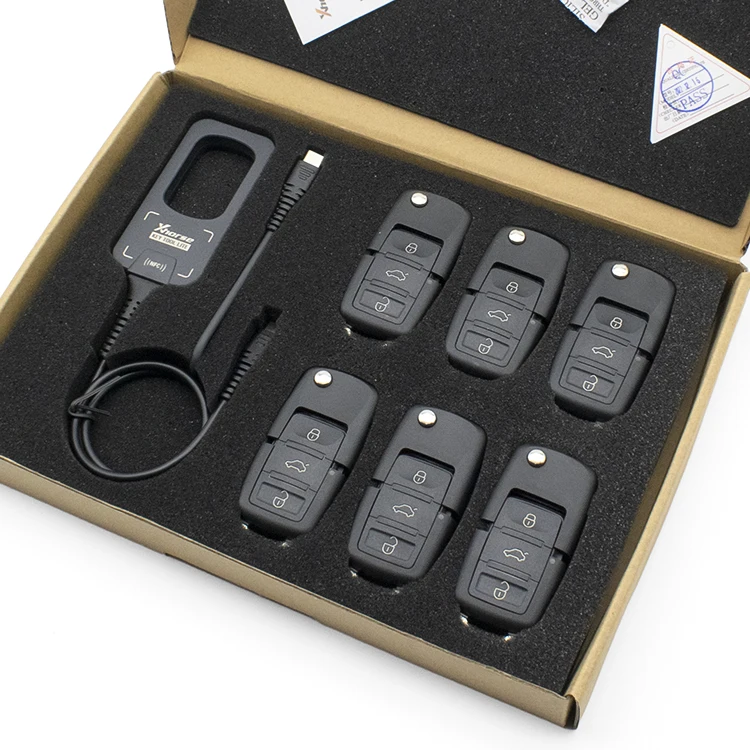 Xhorse VVDI Bee ключ инструмент Lite генерировать транспондер Дистанционное Обнаружение частоты с 6 шт. B5 XKB501EN Проводные пульты для выбора