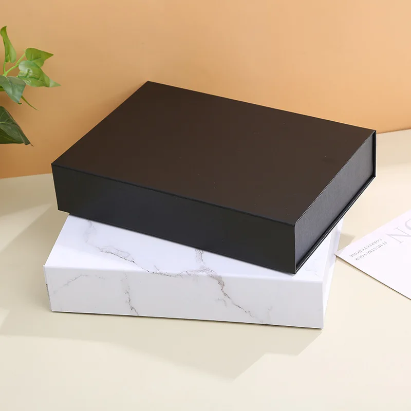 Wholesale Factory  Custom Logo Black Gift Box Heaven And Earth Cover Cardboard Packaging