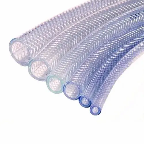 3/4 Inch 19mm Flexible PVC Clear Nylon Braided VinylTubing Hose / Transparent Fiber Reinforced PVC Water Hose