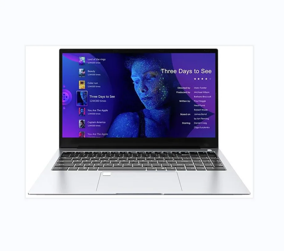 High Performance Gaming Laptop 16inch Big Screen Core i7 MX550 Discrete Graphics Card for Gaming with Fingerprint Unlock