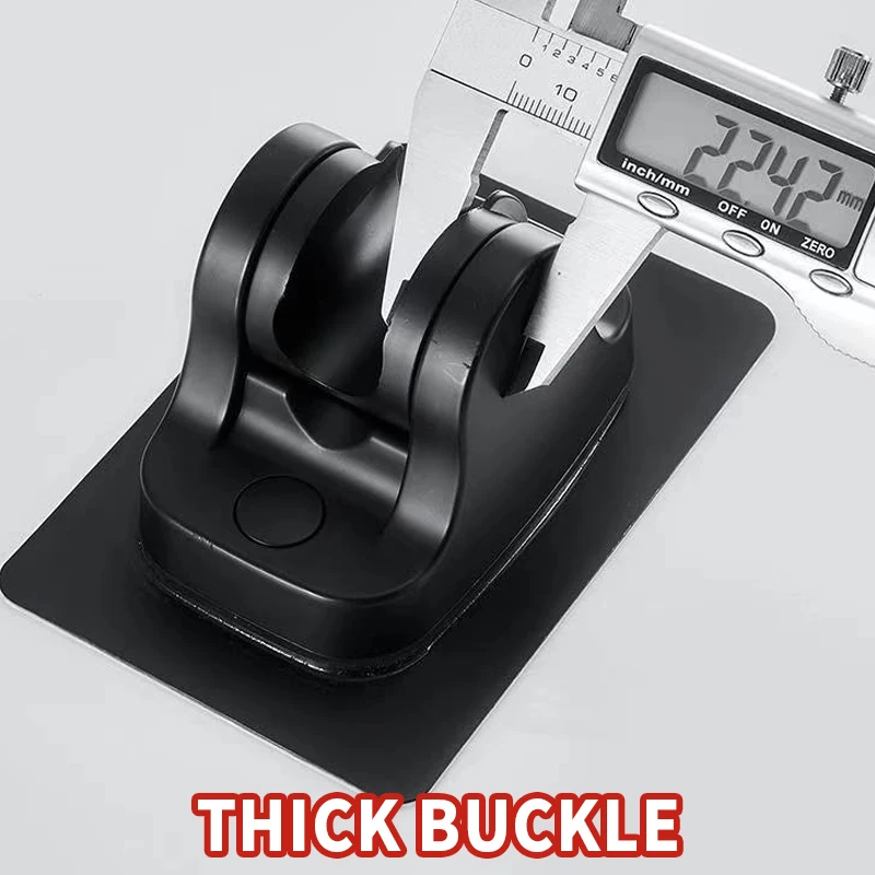 Wall Mount Strong Adhesive Waterproof Handheld Shower Bracket Waterproof Self-Adhesive Black Shower Head Holder